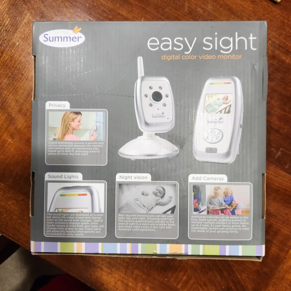 New Easy Sight Digital Color Video Monitor - White
